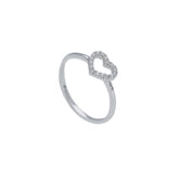 18 Karat Gold - 750 Herz Ring